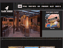 Tablet Screenshot of darkhorsechicago.com